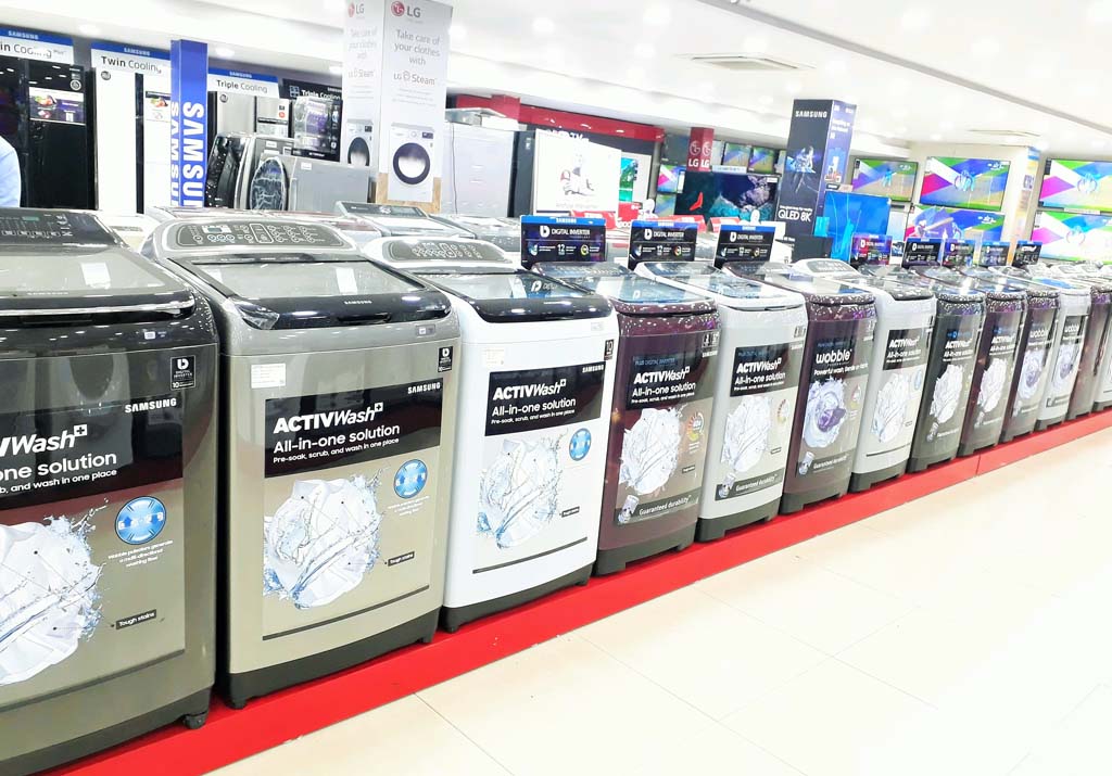 Samsung Washing Machine Retail Merchandising