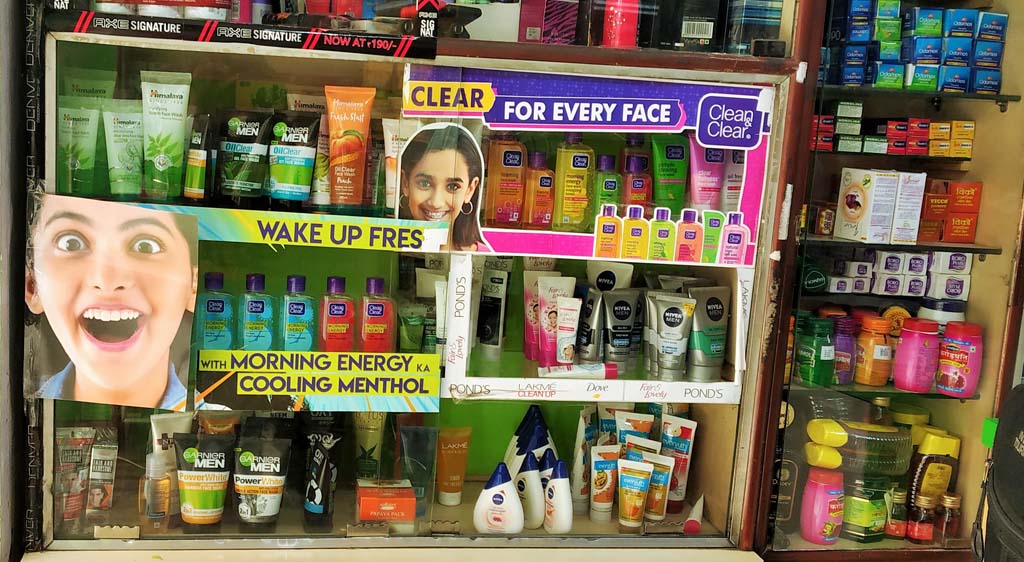 Garnier Men, Clean & Clear, Himalaya, Nivea Men Product Merchandising 